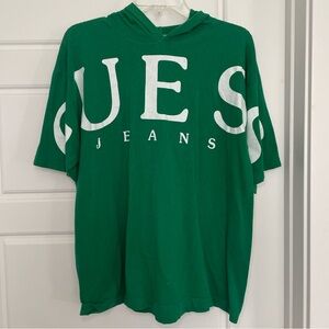 Vintage GUESS Hooded T-Shirt